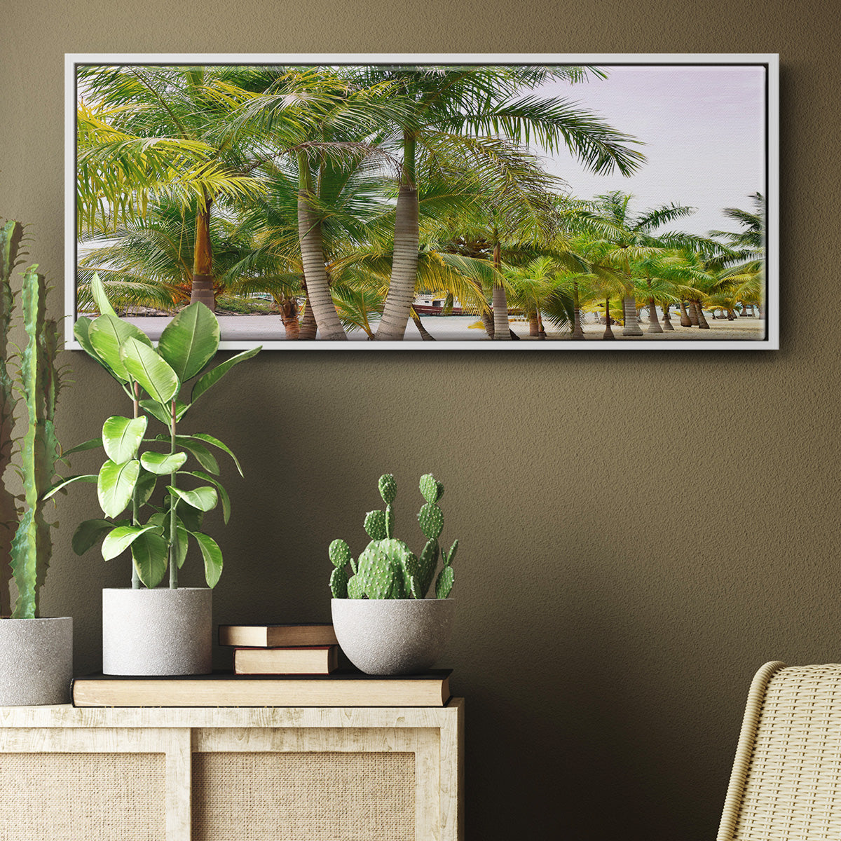 Summer Day - Floater Framed Canvas Print