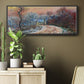 Road to Giverny in Winter, Sunset, 1885 - Floater Framed Canvas Print