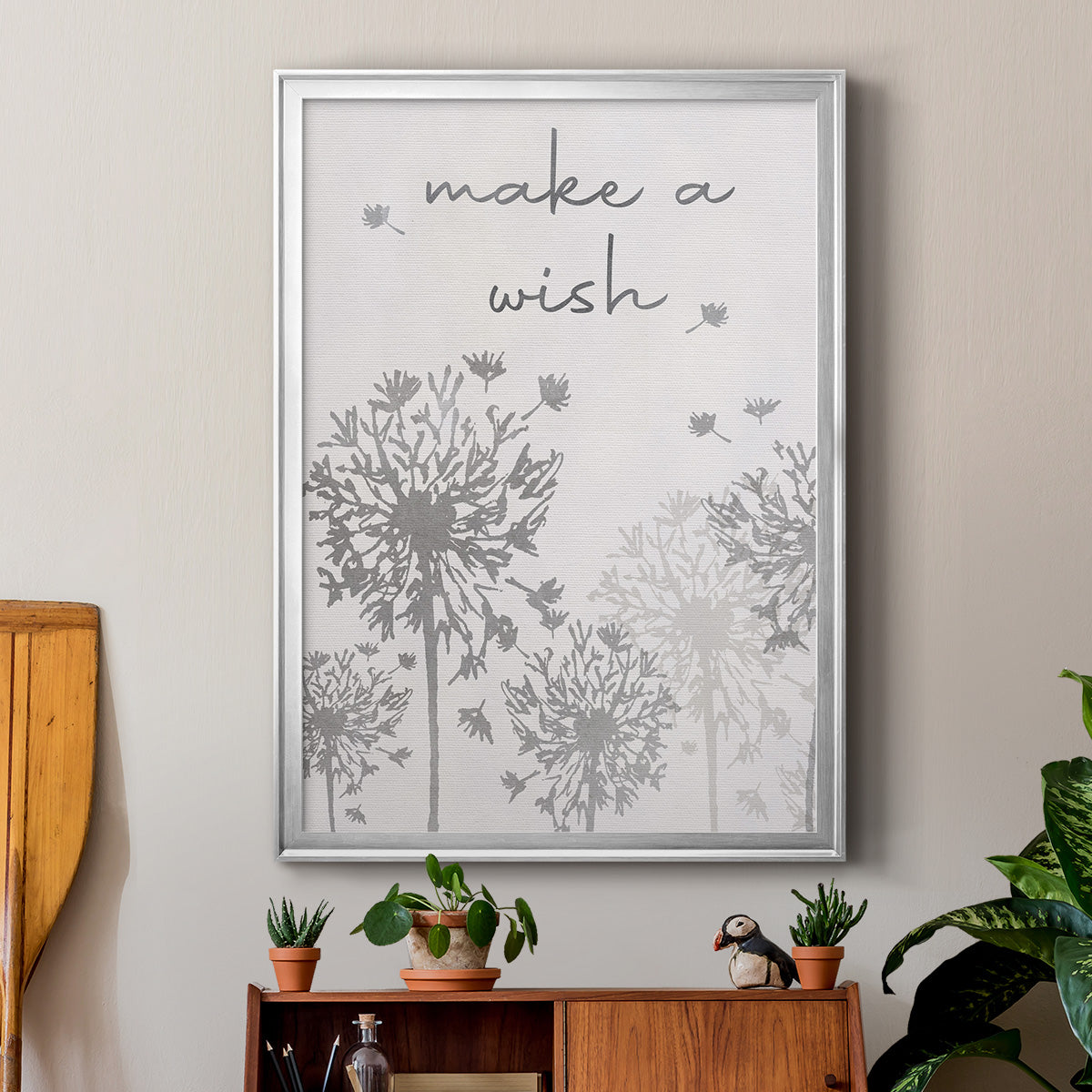 Make A Wish - Modern Framed Canvas Print