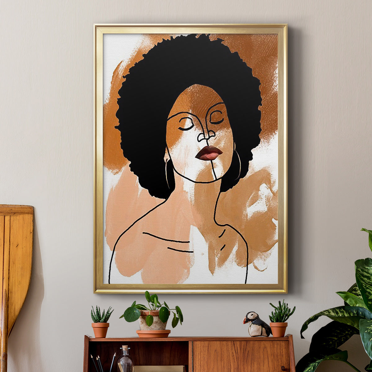 Phenomal Women I - Modern Framed Canvas Print