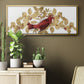 Red Bird Christmas Collection D - Floater Framed Canvas Print