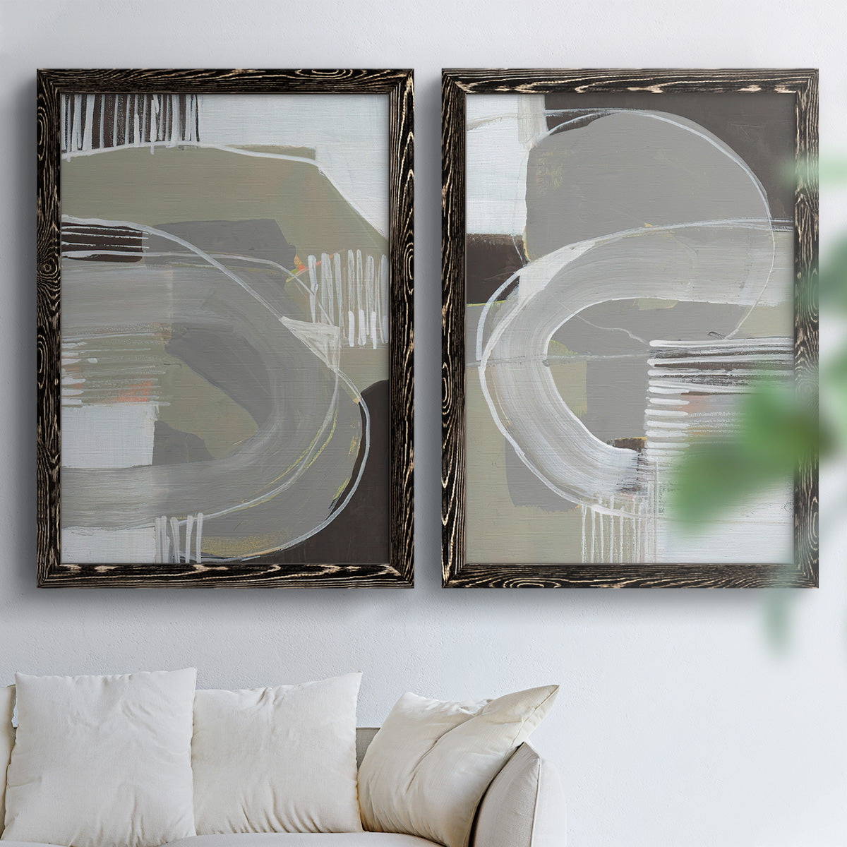 Arching Neutrals I - Premium Framed Canvas - Ready to Hang