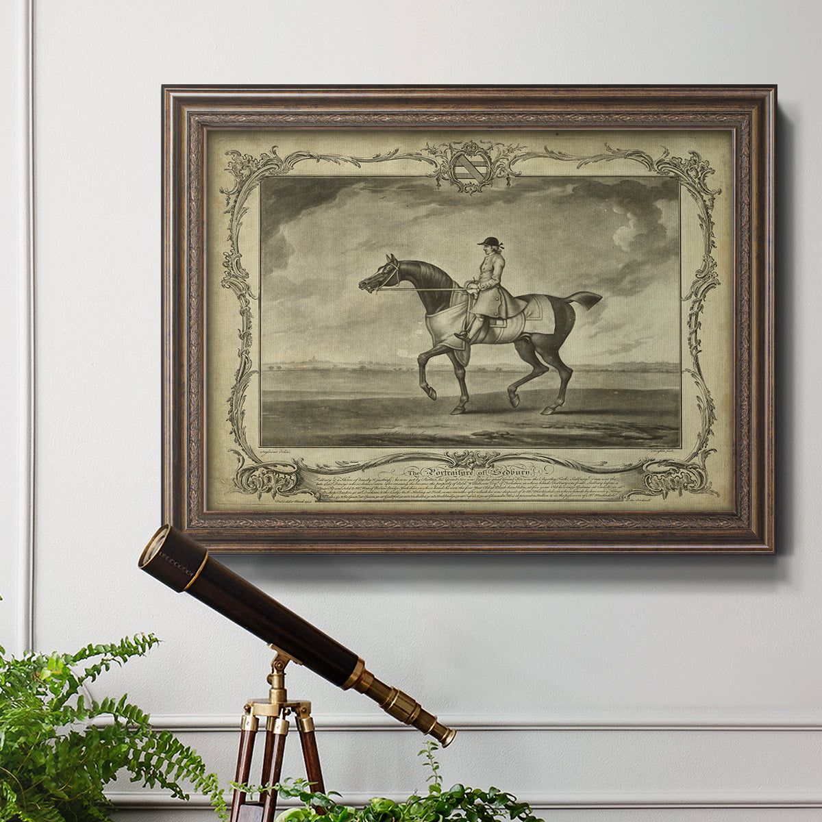 Distinguished Horses II Premium Framed Canvas- Ready to Hang