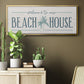 Our Beach House - Floater Framed Canvas Print
