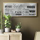 Laundry Rules - Floater Framed Canvas Print