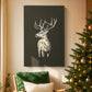 Soft Linen Carol of Pines - Canvas Art Print