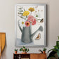 Watering Can Bouquet II - Modern Framed Canvas Print