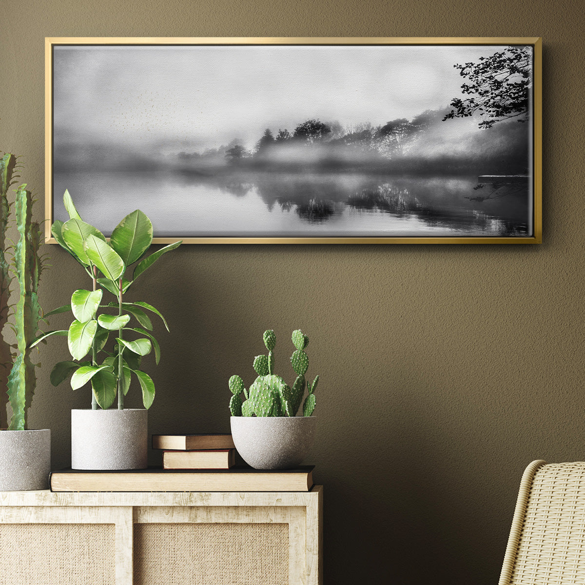 Soft Wonders - Floater Framed Canvas Print