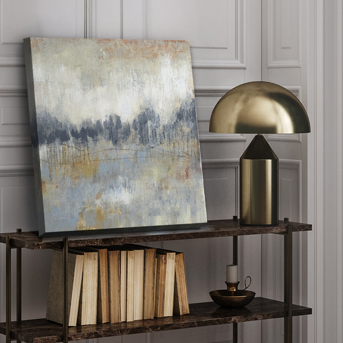 Cool Grey Horizon II - Canvas Art Print