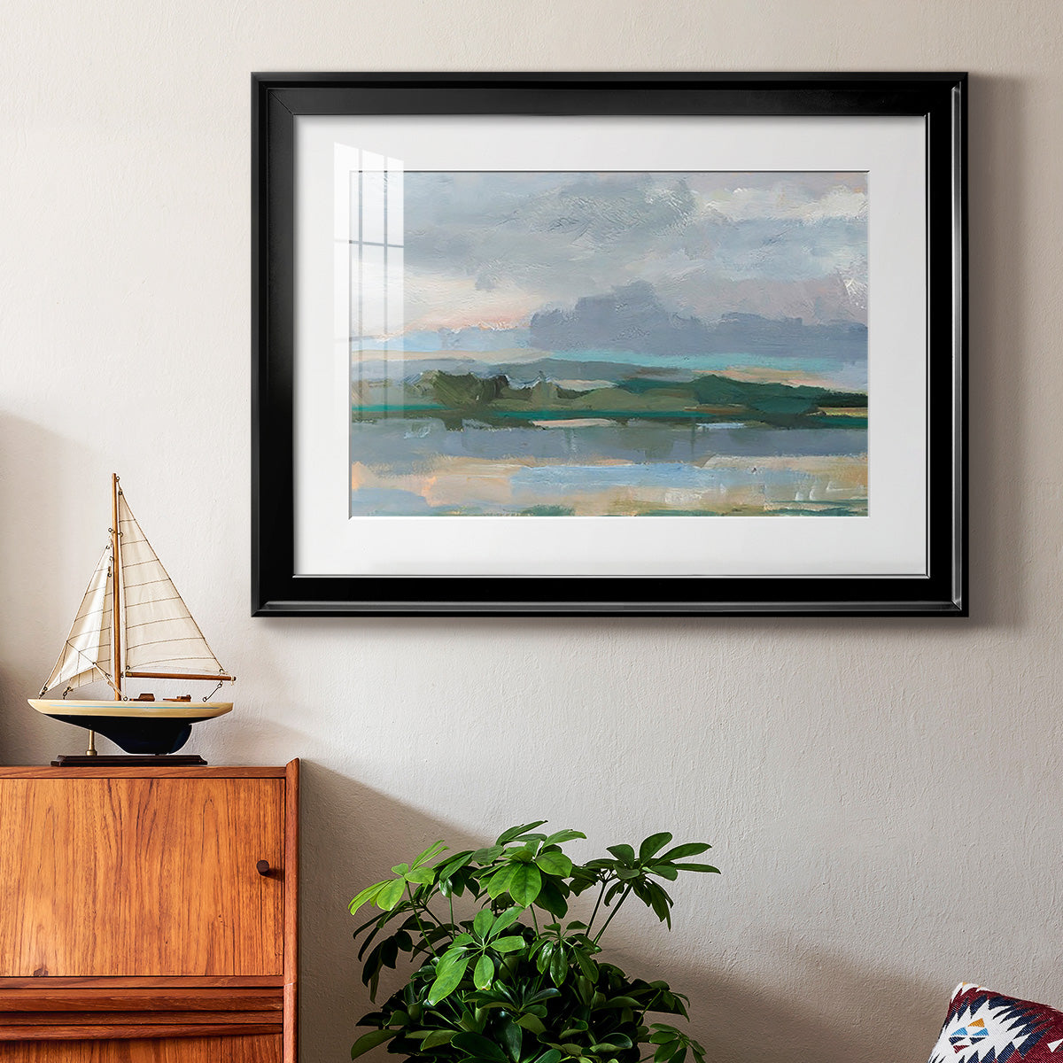 Twilight Vista Study II Premium Framed Print - Ready to Hang