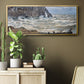 The Manneport, Étretat, Rough Sea, 1883 - Floater Framed Canvas Print