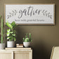 Grateful Hearts Botanical - Floater Framed Canvas Print