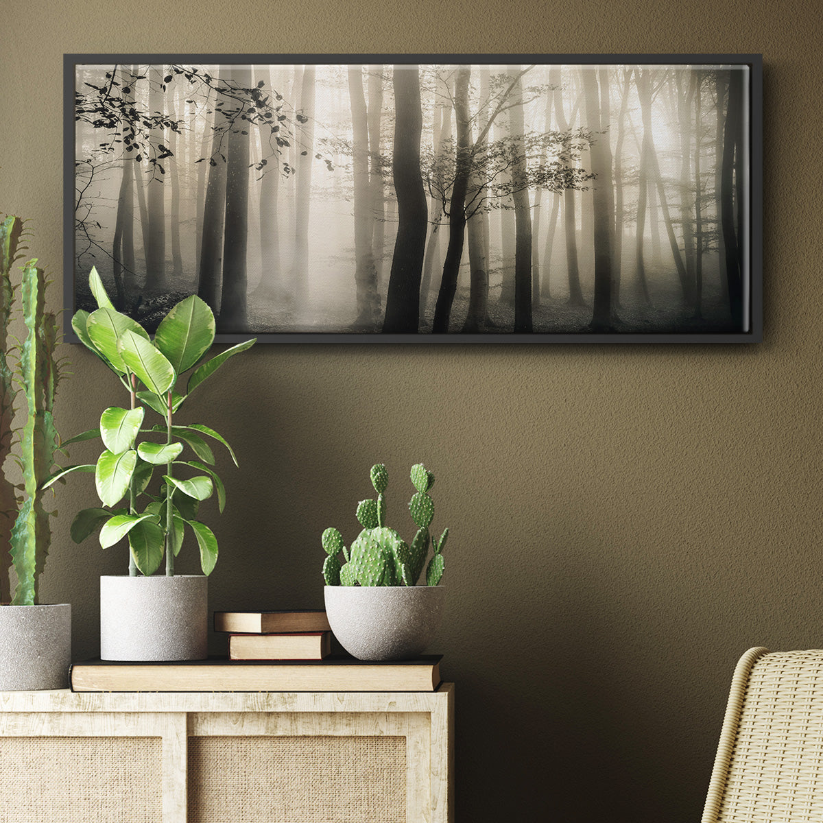 Light is Always There - Floater Framed Canvas Print