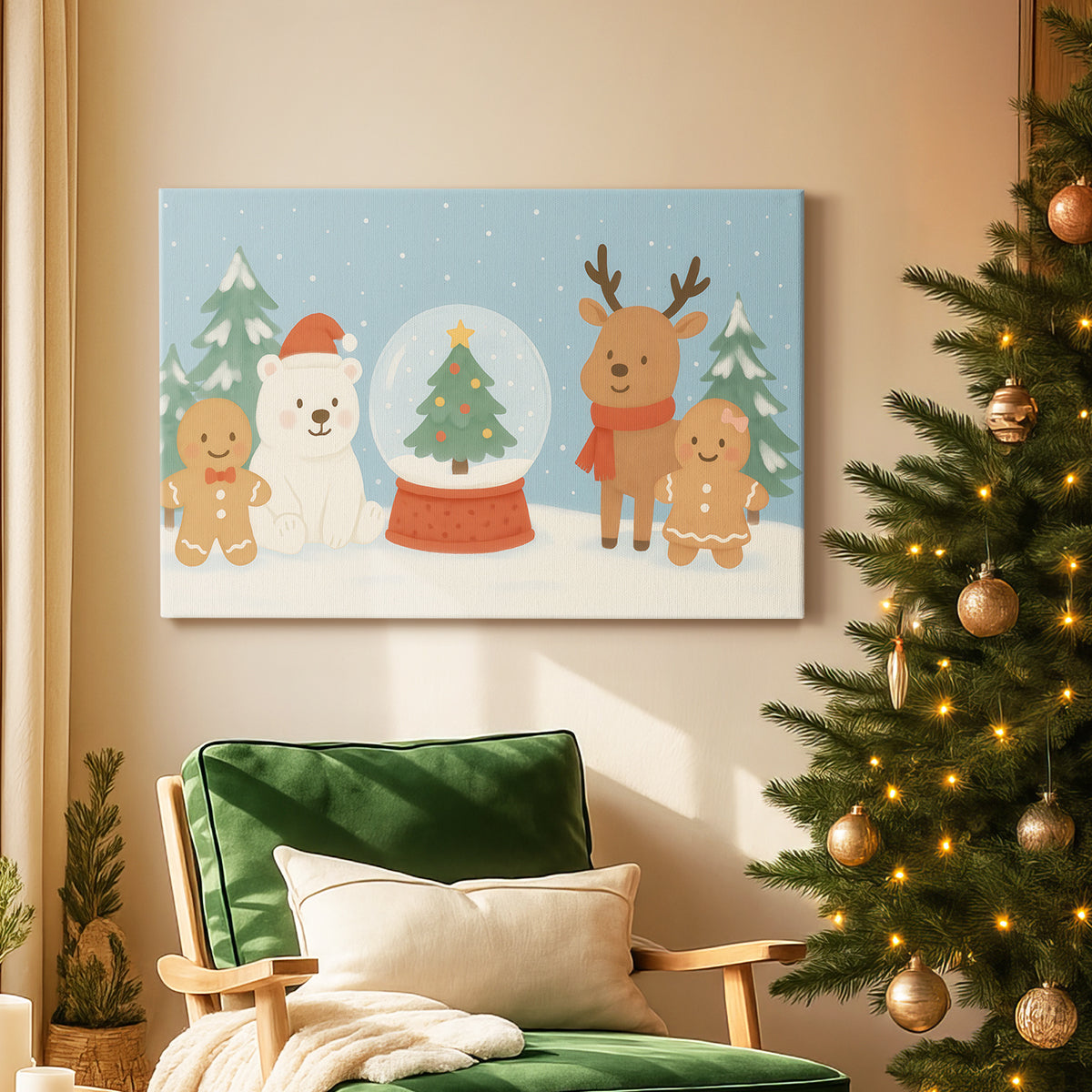 Pearled Night Promise - Canvas Art Print