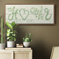 Shiplap Vines Home - Floater Framed Canvas Print