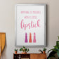 Little Lipstick - Modern Framed Canvas Print
