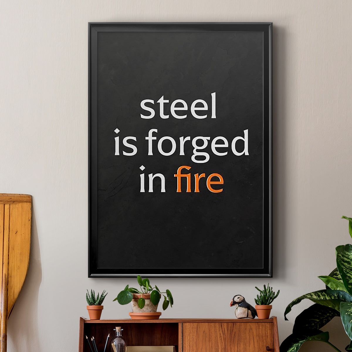 Bro-Inspo III - Modern Framed Canvas Print