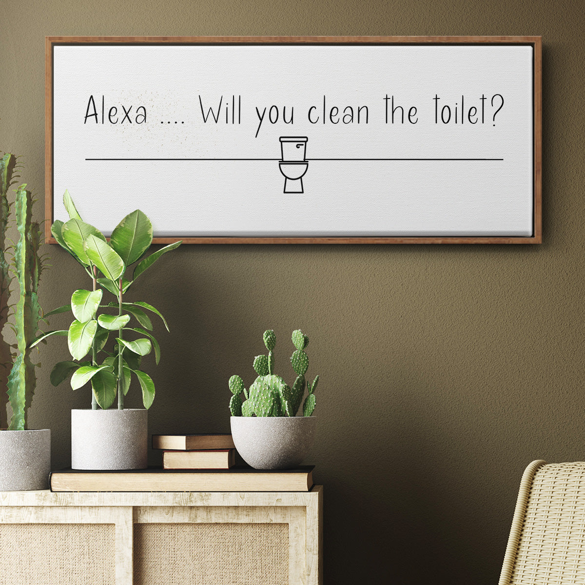 Alexa ... - Floater Framed Canvas Print