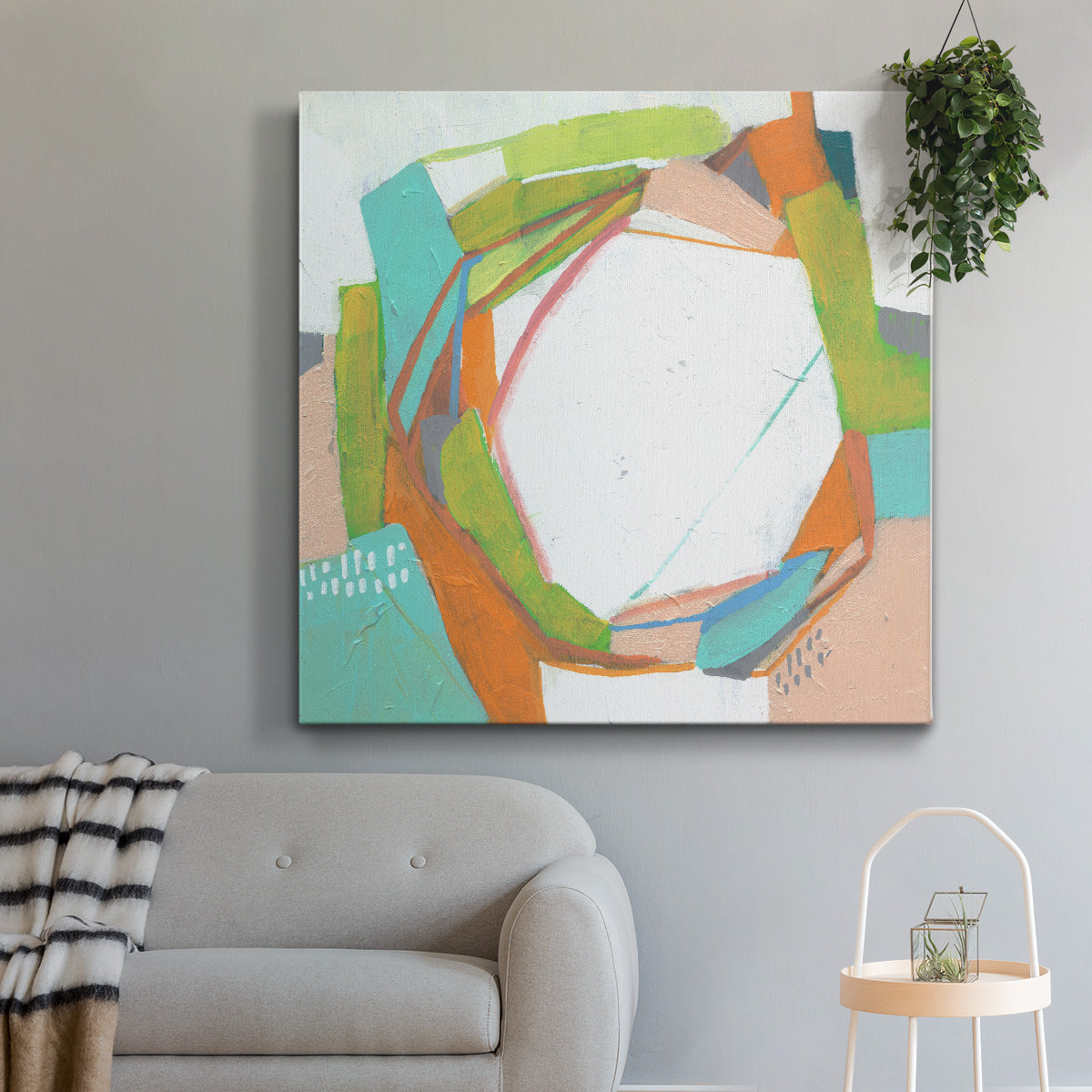 Candy Whorl II - Canvas Art Print