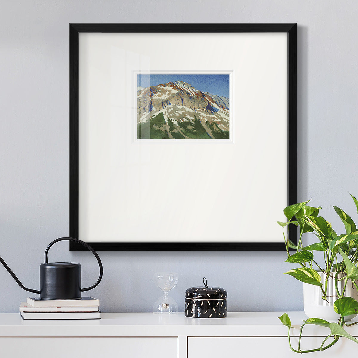 Vermillion Ascent Premium Framed Print Double Matboard