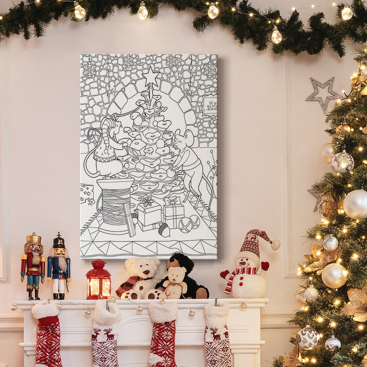 Creatures Stirring - Gallery Wrapped Canvas