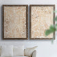 Walnut Damask I - Premium Framed Canvas 2 Piece Set - Ready to Hang