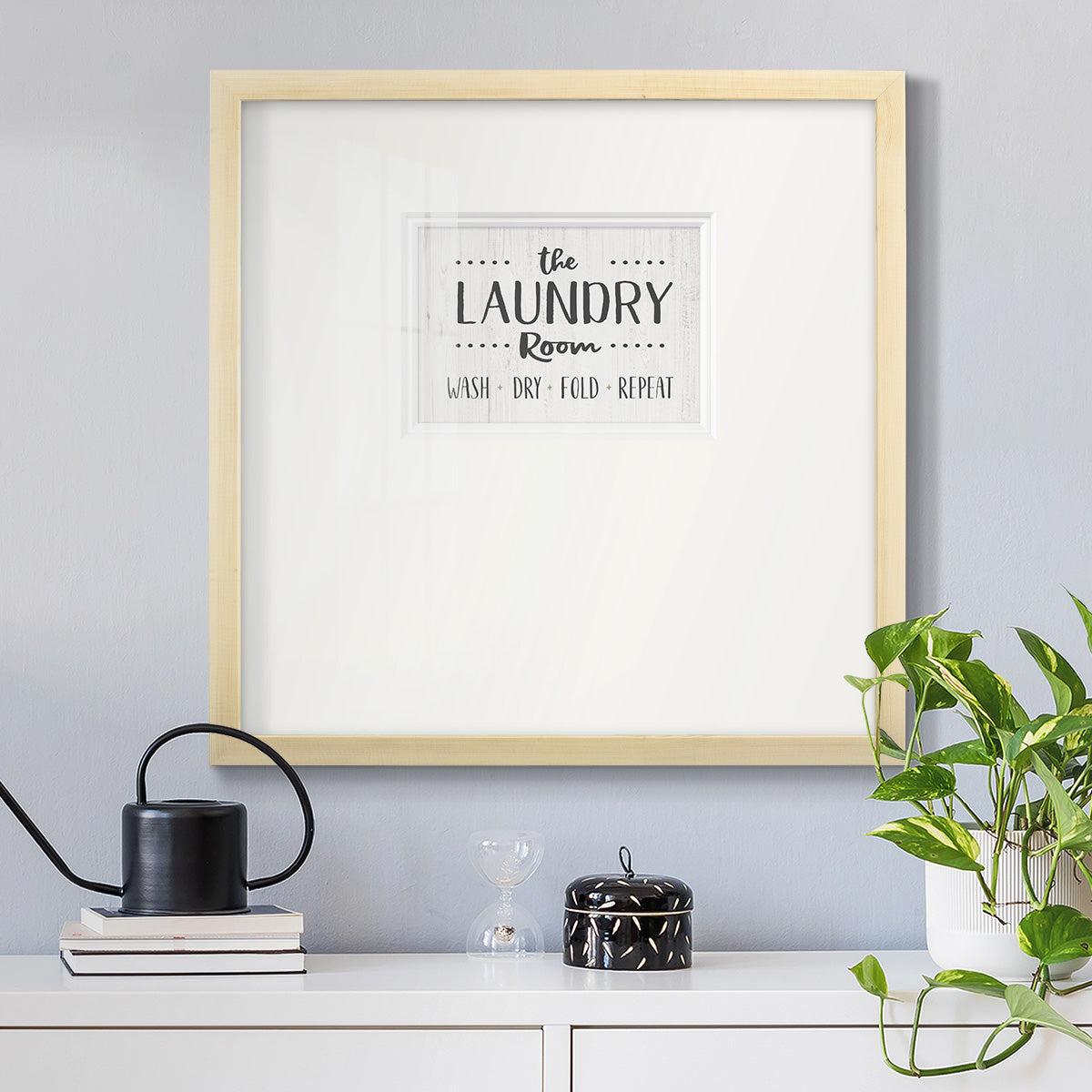 The Laundry Room Premium Framed Print Double Matboard