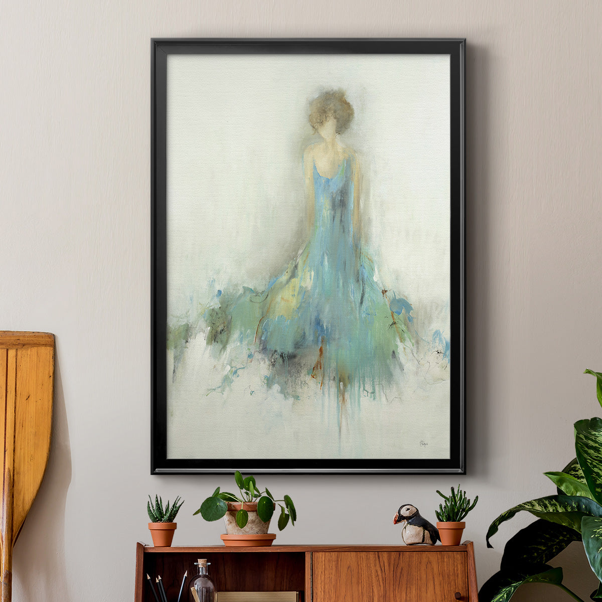 Reflection on You -  Framed Canvas Print