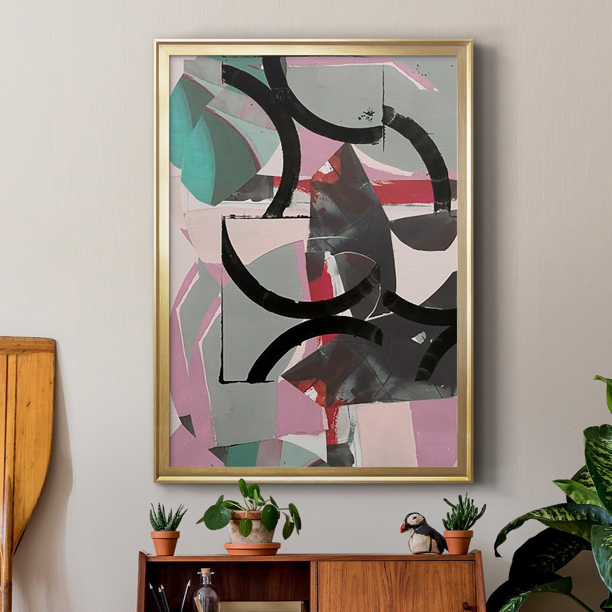 Cartissi Space I - Modern Framed Canvas Print