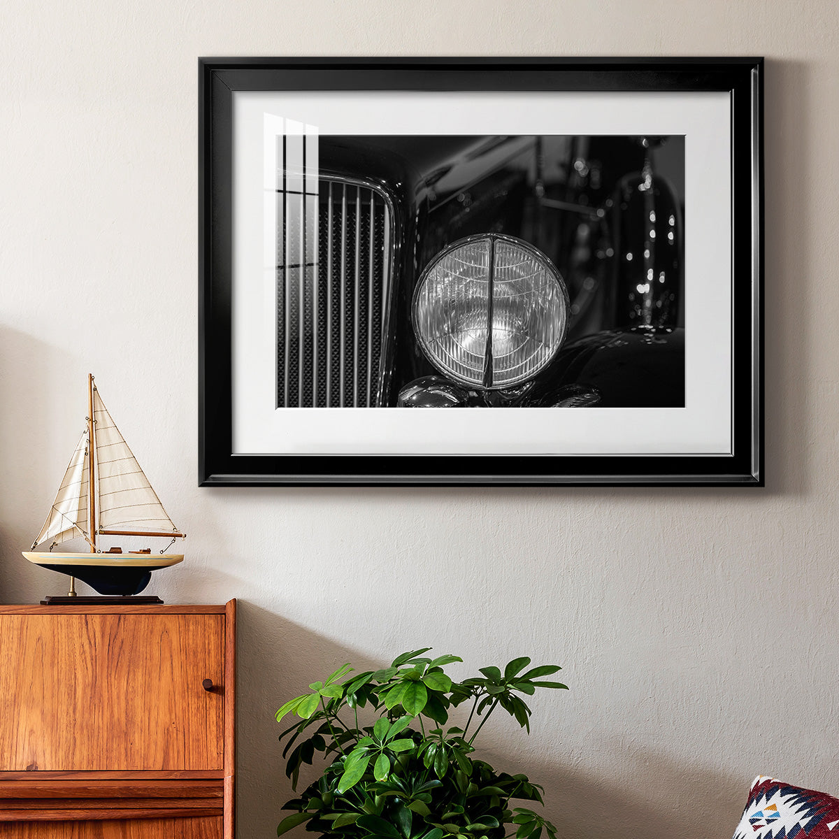 Vroom III Premium Framed Print - Ready to Hang