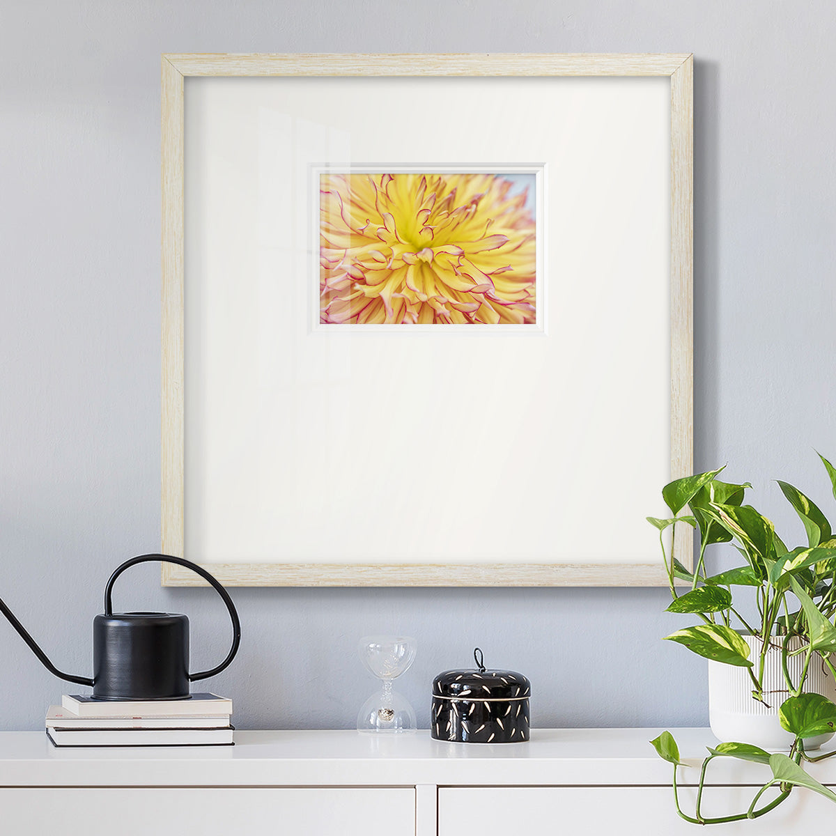 Blooms III Premium Framed Print Double Matboard