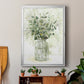 Delicate Greenery II - Modern Framed Canvas Print