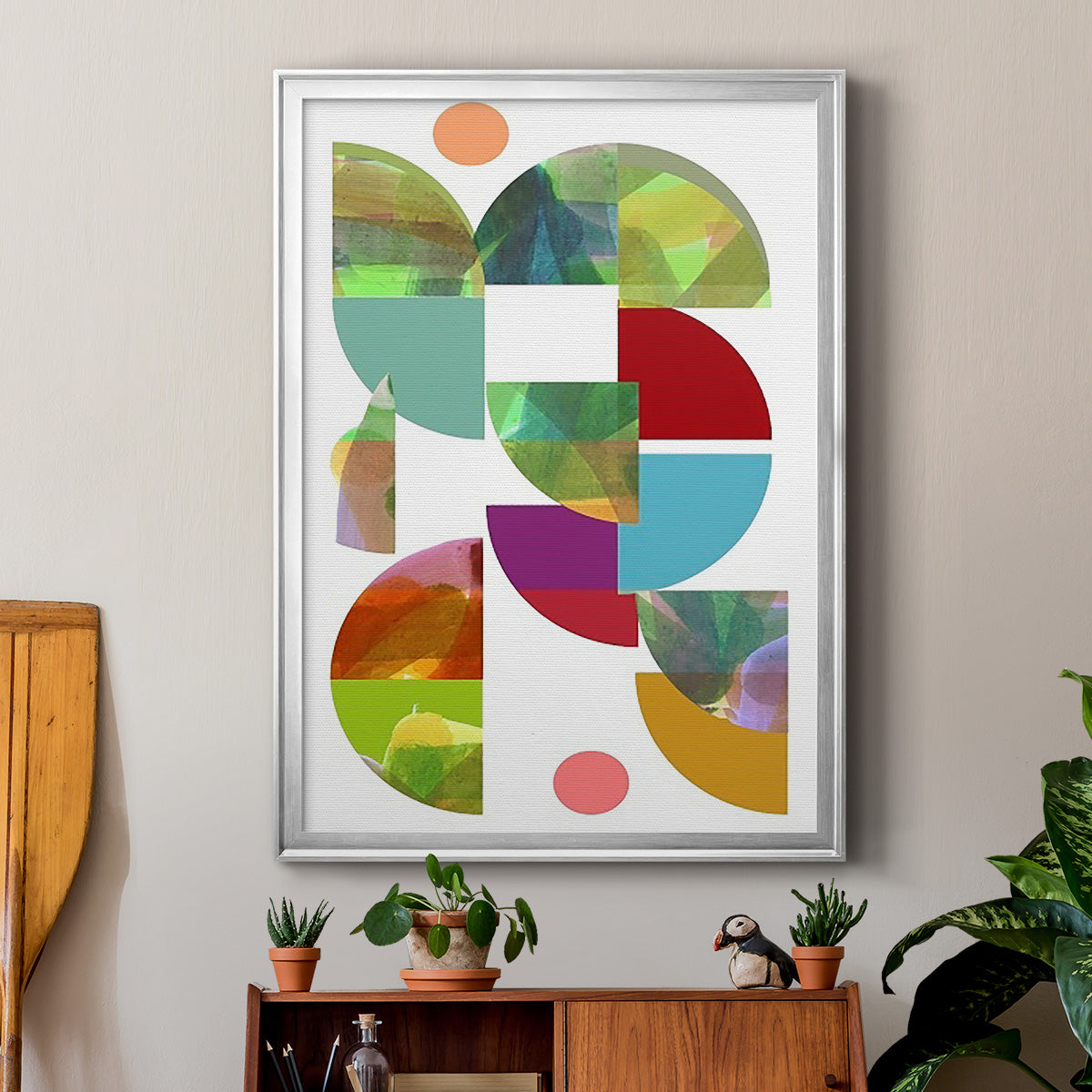 Dorset Shapes I - Modern Framed Canvas Print