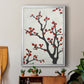 Red Berry Branch II - Modern Framed Canvas Print