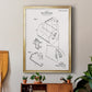 Toilet Paper Patent II - Modern Framed Canvas Print
