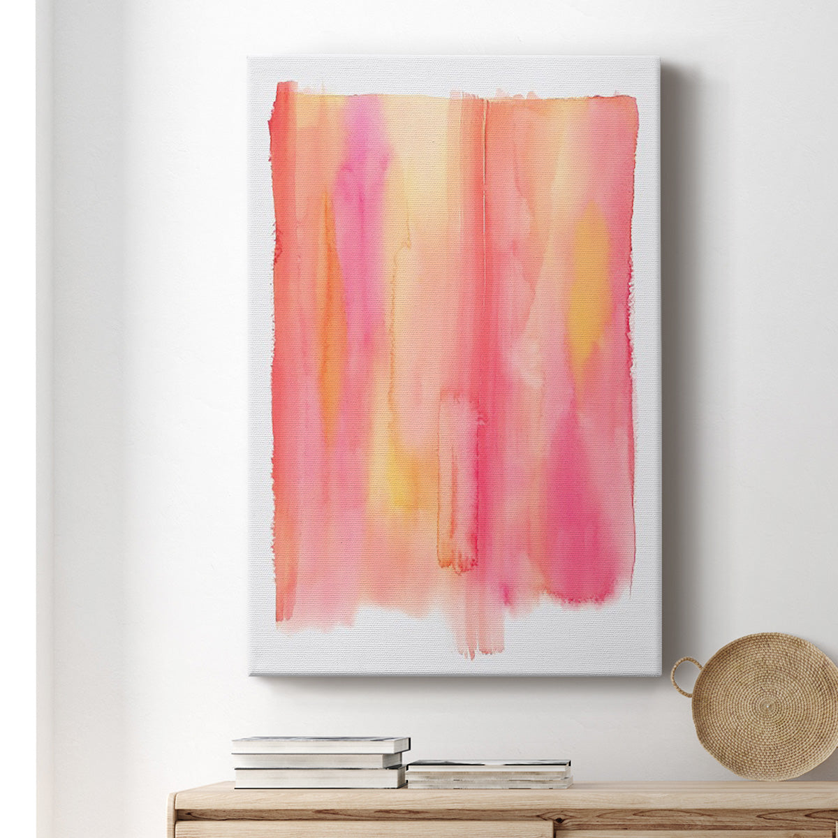 Summer Sherbet Wash II - Canvas Art Print