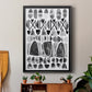 Grey Arches III - Modern Framed Canvas Print