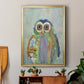 Fantastic Florals Owl - Modern Framed Canvas Print