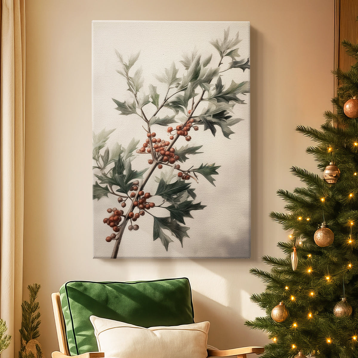 Icicles of Golden Promise - Canvas Art Print