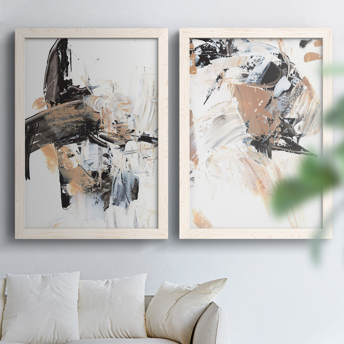 Ruckus I - Premium Framed Canvas 2 Piece Set - Ready to Hang