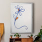 Wobbly Blooms I - Modern Framed Canvas Print