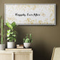 Happily Ever After - Floater Framed Canvas Print