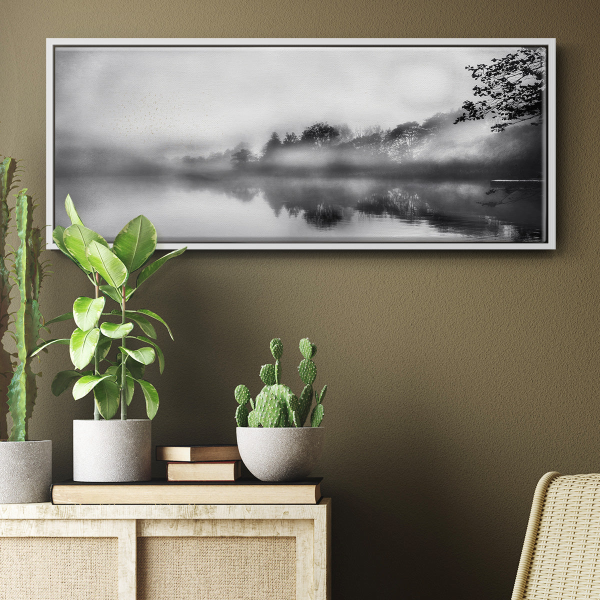 Soft Wonders - Floater Framed Canvas Print