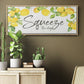 Lemon Squeeze - Floater Framed Canvas Print