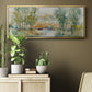 Trees on the Creek II - Floater Framed Canvas Print