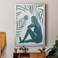 Moon Gazer II - Modern Framed Canvas Print