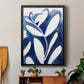 Blue Eucalyptus I - Modern Framed Canvas Print