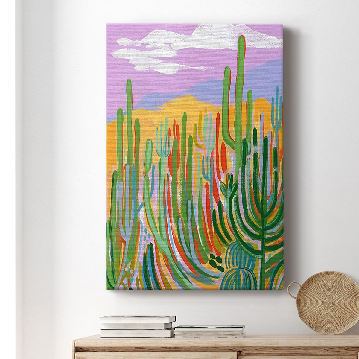 Lavender Desert II Premium Gallery Wrapped Canvas - Ready to Hang