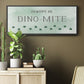 Dinomite - Floater Framed Canvas Print