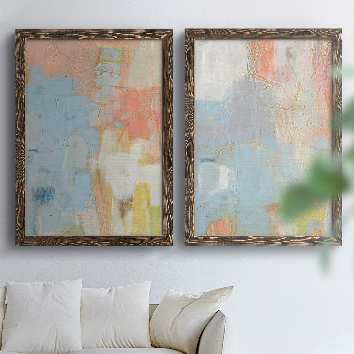 Cully I - Premium Framed Canvas 2 Piece Set - Ready to Hang